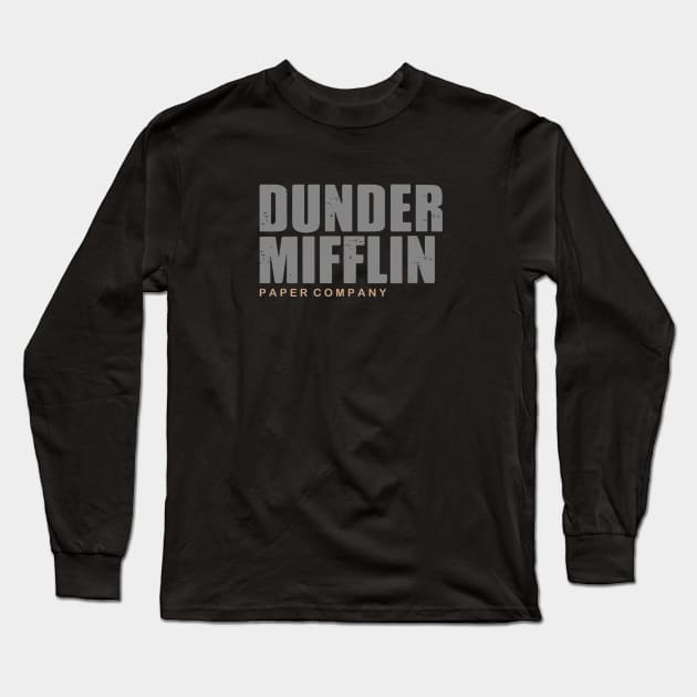 DUNDER MIFFLIN Long Sleeve T-Shirt by sandangmurah